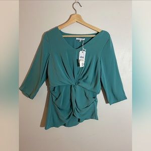 Naked Zebra‎ Ruched Detail Blouse